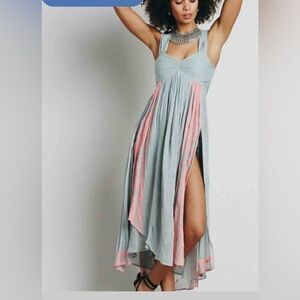 Free People new romantics gauze dress RARE